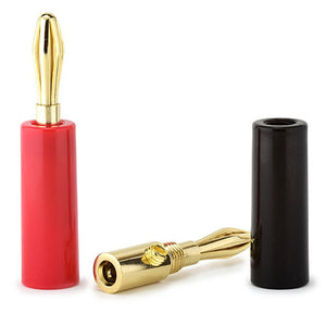 Kontak Audio Gold Plated 4mm Twin Screw Banana Plugs