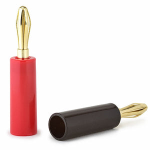 Kontak Audio Gold Plated 4mm Twin Screw Banana Plugs